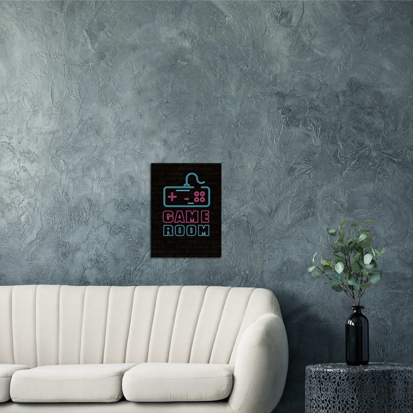 Sala giochi al neon