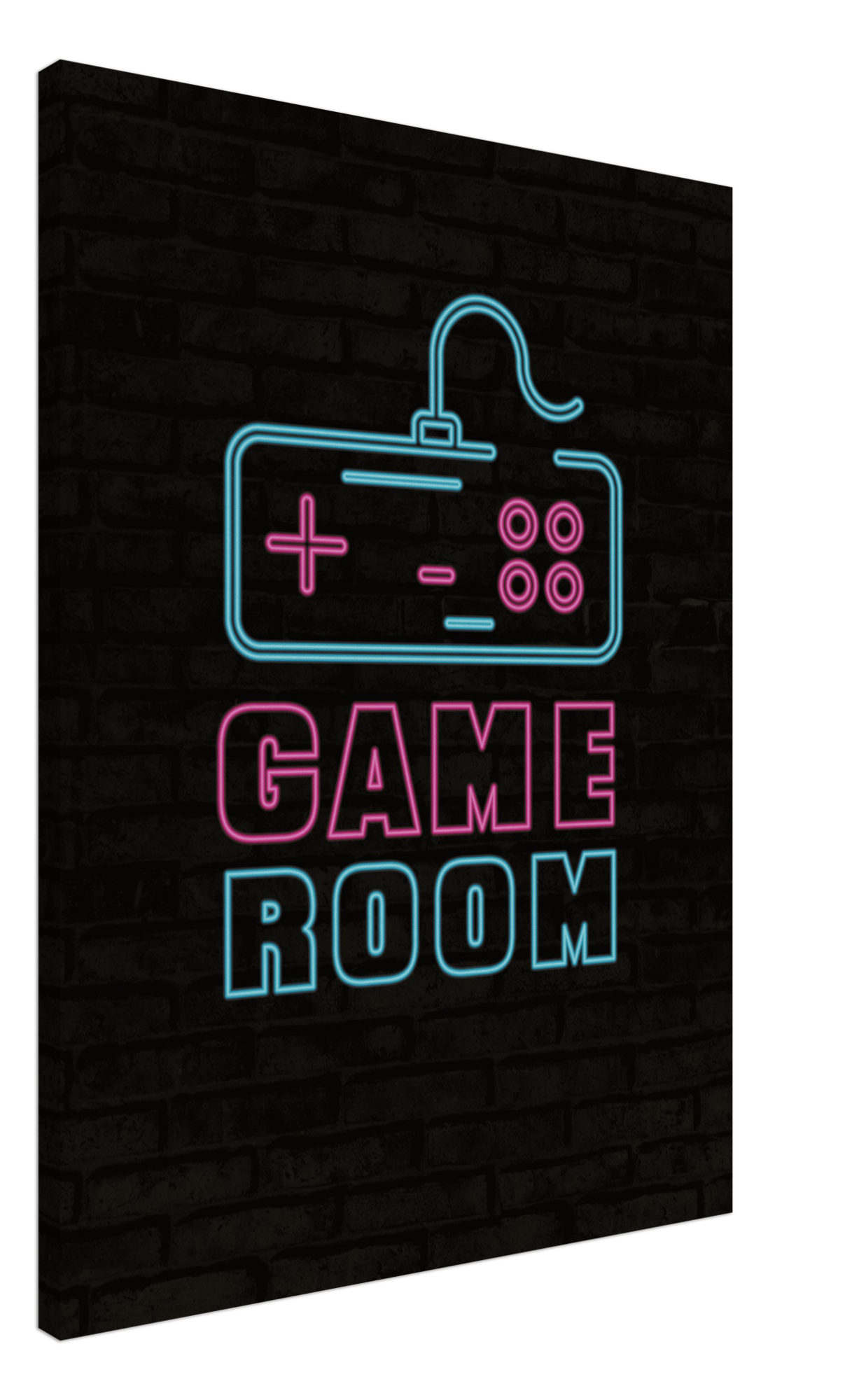 Sala giochi al neon